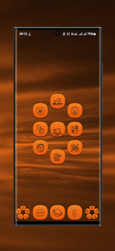 Screenshot of Saffron India Icon Pack