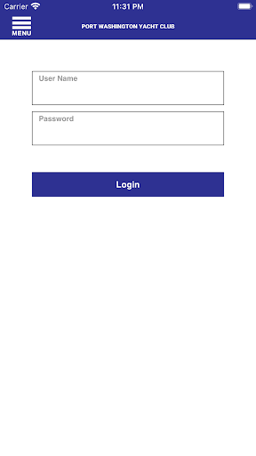 Android application Port Washington Yacht Club screenshort