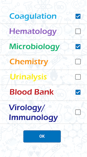 Android application Clinical Lab Science Review screenshort