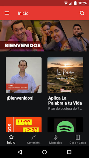 Android application Iglesia Gran Comisión screenshort