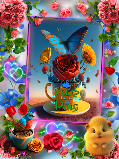 Android application Bom dia tarde noite semana GIF screenshort