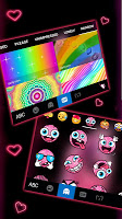 screenshot of Pink Love Neon Theme