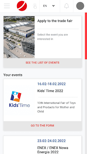Targi Kielce Exhibitor Screen 3