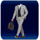 New York Men Suit Photomontage icon