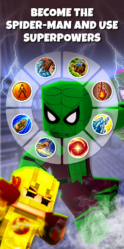 Android application Spider Man Mods for Minecraft screenshort