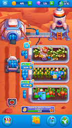 Idle Mars Colony: farm tycoon