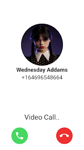 wednesday addams Fake Call