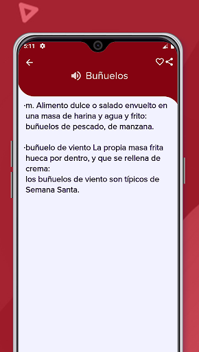 Diccionario Español Screen 2