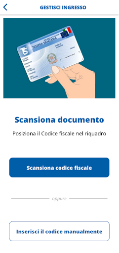 Android application CONTROLLO ACCESSI MD screenshort