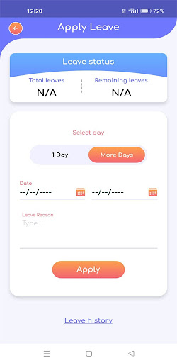 Android application Digital ERP screenshort