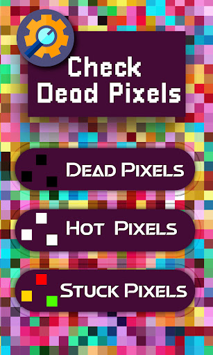 Android application Dead Pixels Test and Fix screenshort
