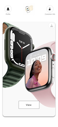 Android application Augmented Reality Watch-Apple screenshort