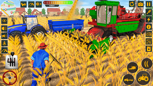 Captura 14 Farming Games: Tractor Games android