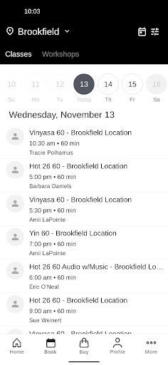 Hot Yoga Milwaukee Screenshot 2 - AppWisp.com