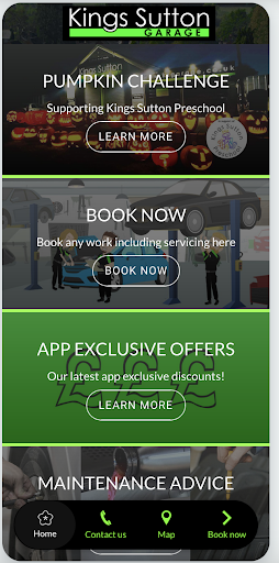 Android application Kings Sutton Garage screenshort