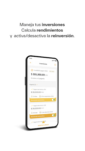 Android application BASEinet screenshort