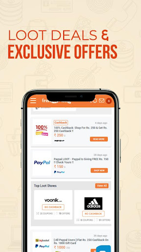 FreeKaaMaal -Cashback & Coupon Screen 2