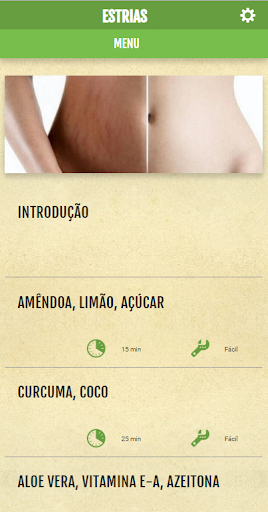 Visualização do aplicativo