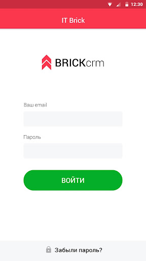Android application BrickCRM screenshort