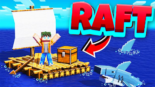 Android application RAFT CRAFT: Ocean Adventure screenshort