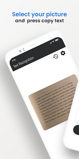 Android application Image to Text Converter [OCR] screenshort
