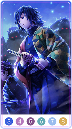 Game screenshot Demon Slayer Color by Number mod apk
