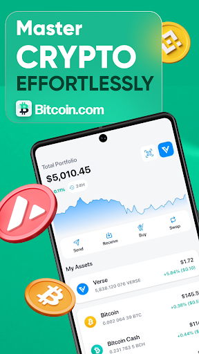 Android application Bitcoin & Crypto DeFi Wallet screenshort