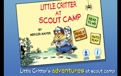 Android application Little Critter At Scout Camp screenshort