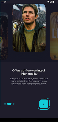 Android application Cinemax Movie Showcase screenshort
