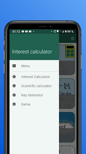 Android application Fd Calculator screenshort