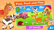 123 Kids Fun Animals Gamesのおすすめ画像1