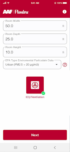 Android application VisionAir Clean screenshort