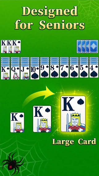 Spider Solitaire - Card Games - Screenshot 2