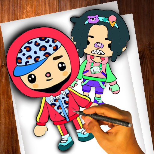 how to draw toca life -Como dibujar tu vida