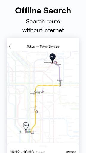 NUUA METRO- Offline Subway Map Screen 3