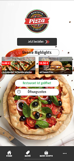 Android application Benroth Pizza & Imbiss screenshort