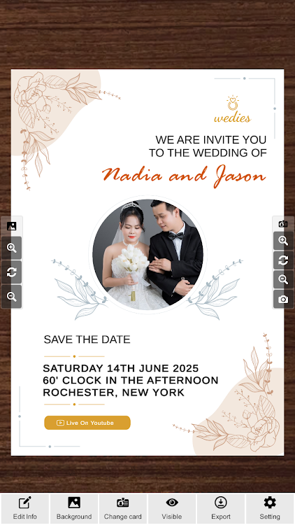 Create wedding cards - 1.2 - (Android)