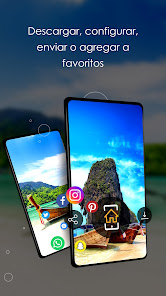 Screenshot 3 Fondos de pantalla con playas android