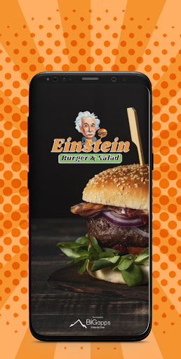 Android application איינשטיין בורגר screenshort