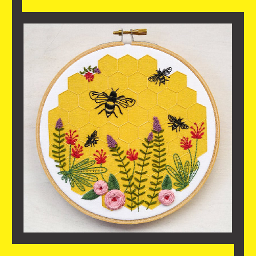 Hand Embroidery Stitch Pattern - AppWisp.com
