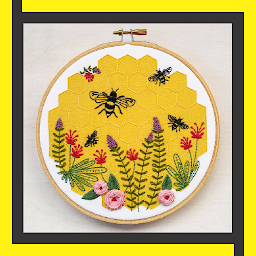 Hand Embroidery Stitch Pattern-এর আইকন ছবি