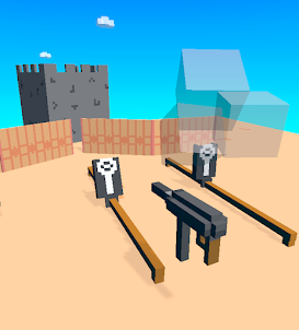 Voxel Shooting Idle