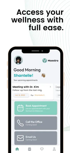 Android application Maestro Health - your wellness screenshort
