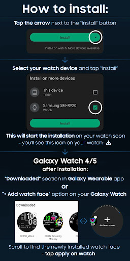 Android application Japan Fusion Watch Face CRC027 screenshort