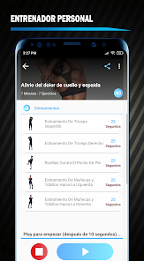 Captura de Pantalla 19 Ejercicios Corrección Postura android