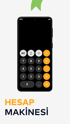 Android application Hesap Makinesi screenshort