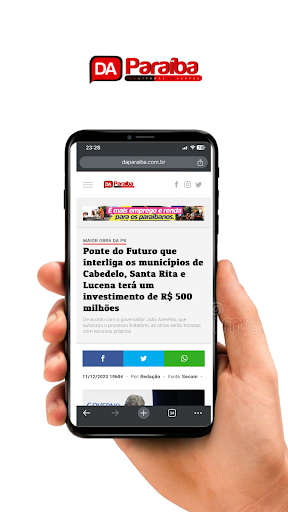 Android application DA PARAÍBA screenshort