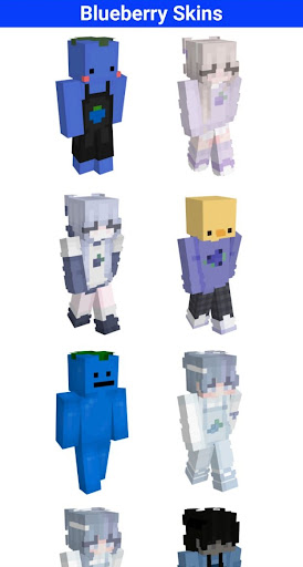 Blueberry skins for minecraft