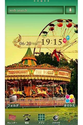 Android application トイカメラ風壁紙きせかえ　Nostalgic park screenshort