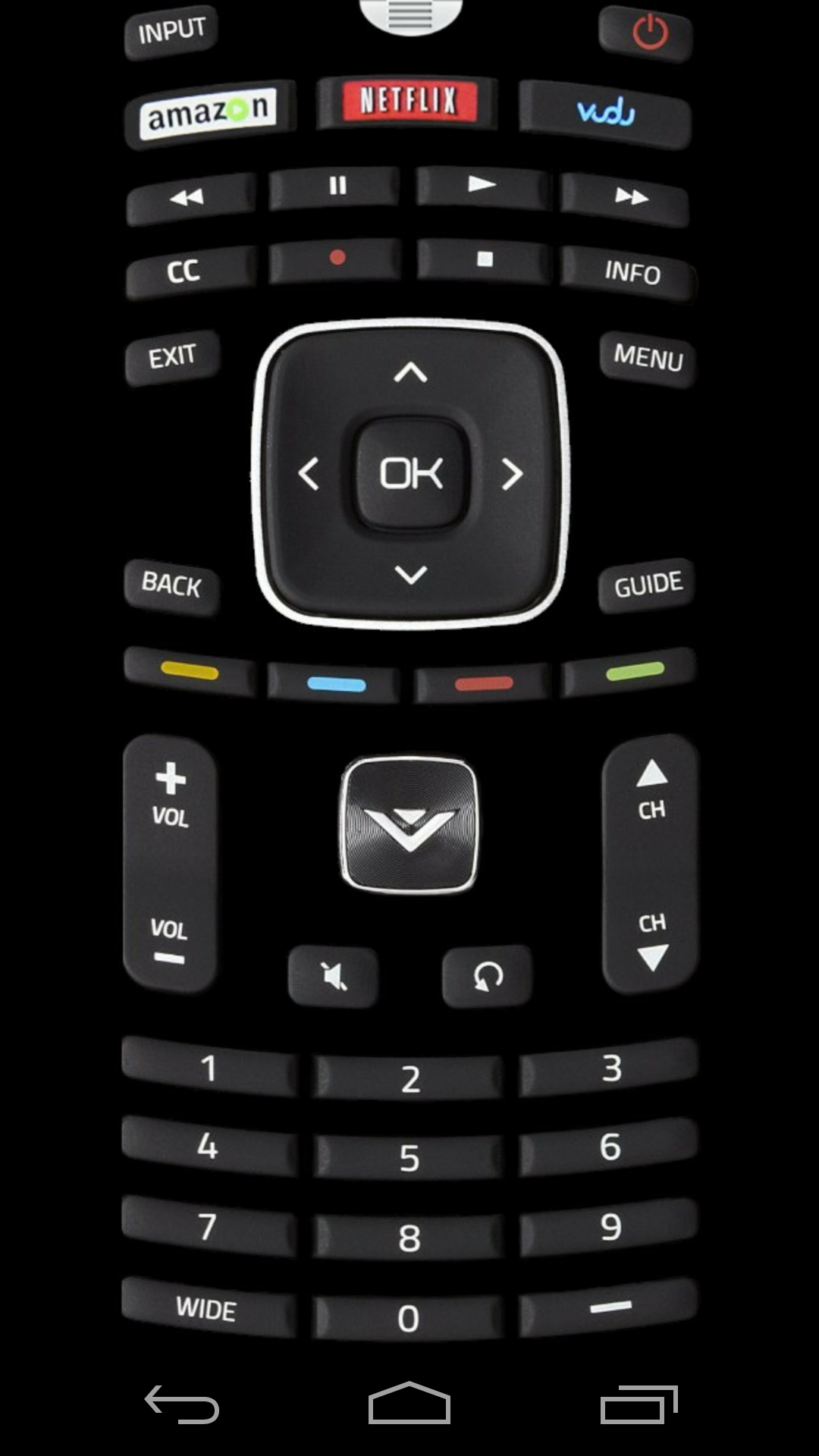 Android application Remote Control for Vizio TV screenshort